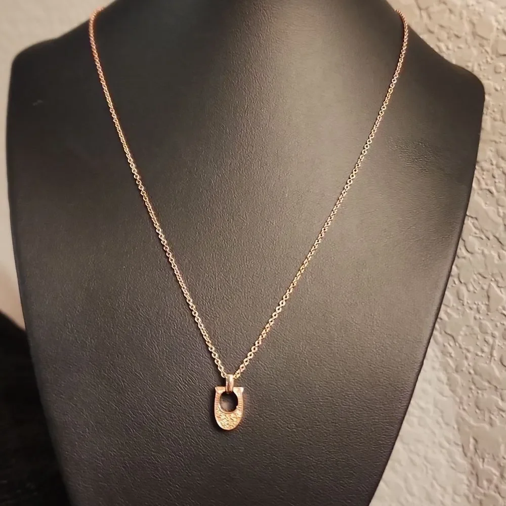 Coach Signature‎ C Pave Necklace w/ Swarovski Crystals